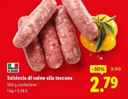 Lidl Salsiccia di suino alla toscana offerta