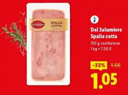 Lidl Dal Salumiere Spalla cotta offerta
