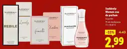 Lidl Suddenly Women eau de parfum offerta