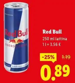 Lidl Red Bull offerta