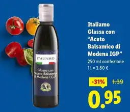 Lidl Italiamo Glassa con "Aceto Balsamico di Modena IGP" offerta