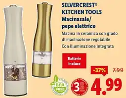 Lidl SILVERCREST KITCHEN TOOLS Macinasale/ pepe elettrico offerta