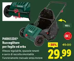Lidl PARKSIDE Raccoglitore per foglie ed erba offerta