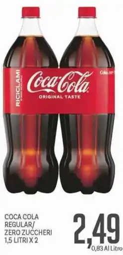Supermercati Piccolo Coca cola regular/ zero zuccheri offerta