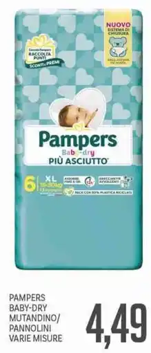 Supermercati Piccolo Pampers baby-dry mutandino/ pannolini offerta
