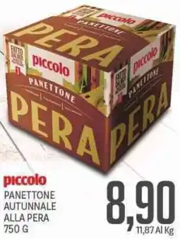 Supermercati Piccolo Piccolo panettone autunnale alla pera offerta