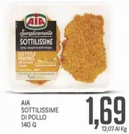 Supermercati Piccolo Aia sottilissime di pollo offerta