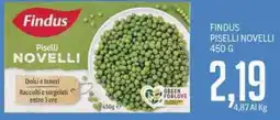 Supermercati Piccolo Findus piselli novelli offerta