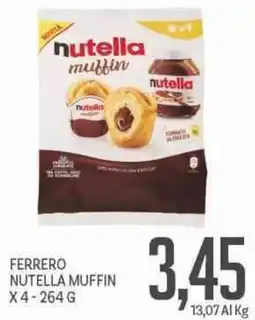 Supermercati Piccolo Ferrero nutella muffin offerta