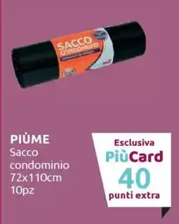Ipersoap PIÙME Sacco condominio 72x110cm 10pz offerta