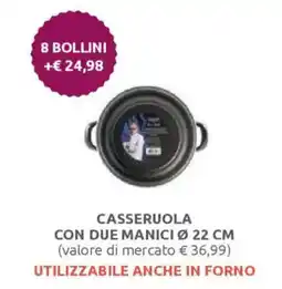 Ipersoap Casseruola con due manici ø 22 cm offerta