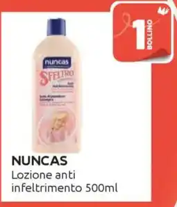 Ipersoap NUNCAS Lozione anti infeltrimento offerta