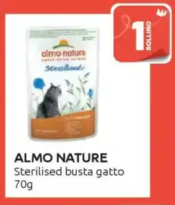 Ipersoap ALMO NATURE Sterilised busta gatto offerta