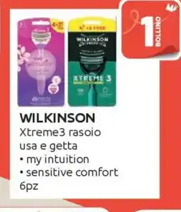 Ipersoap WILKINSON Xtreme3 rasoio usa e getta offerta