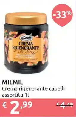 Ipersoap MILMIL Crema rigenerante capelli offerta