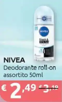 Ipersoap NIVEA Deodorante roll-on offerta