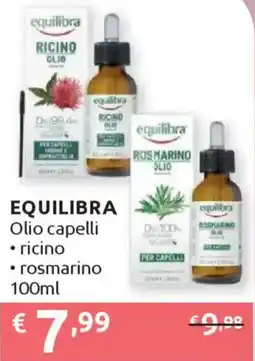 Ipersoap EQUILIBRA Olio capelli offerta