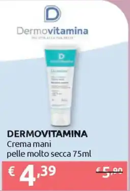 Ipersoap DERMOVITAMINA Crema mani pelle molto secca offerta