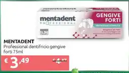 Ipersoap MENTADENT Professional dentifricio gengive forti offerta