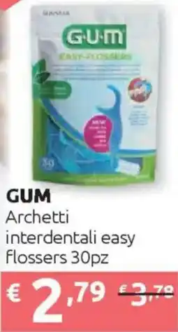 Ipersoap GUM Archetti interdentali easy Flossers 30pz offerta