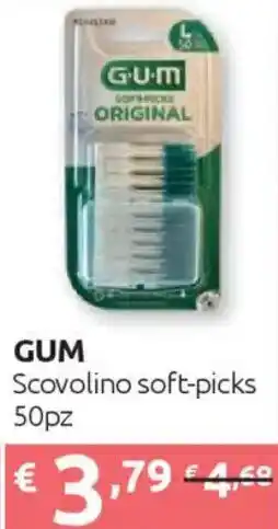 Ipersoap GUM Scovolino soft-picks 50pz offerta