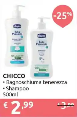 Ipersoap CHICCO Bagnoschiuma tenerezza - Shampoo offerta