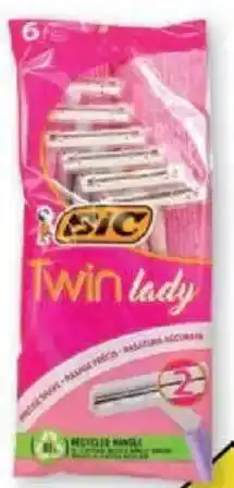 Ipersoap BIC Twin lady bilama 6pz offerta