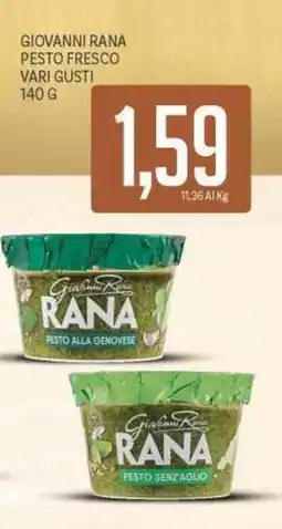 Supermercati Piccolo Giovanni rana pesto fresco offerta