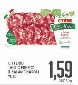 Supermercati Piccolo Citterio taglio fresco il salame napoli offerta