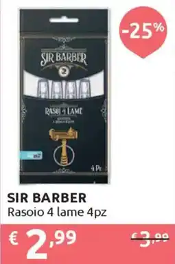 Ipersoap SIR BARBER Rasoio 4 lame 4pz offerta