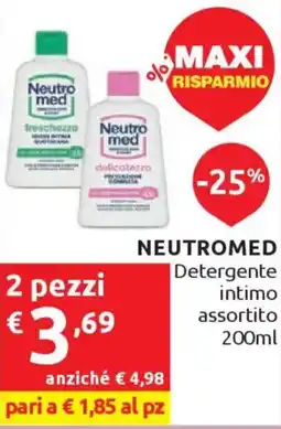 Ipersoap NEUTROMED Detergente intimo offerta