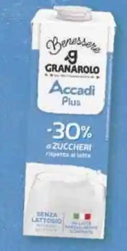 Supermercati Piccolo Granarolo accadi plus latte uht offerta