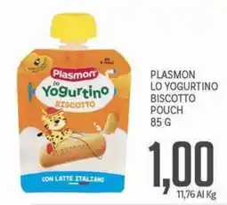 Supermercati Piccolo Plasmon lo yogurtino biscotto pouch offerta