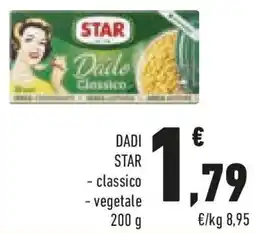 Conad DADI STAR classico e vegetale offerta
