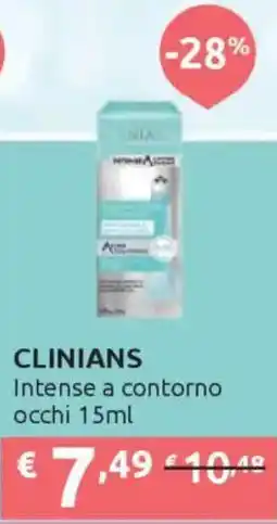 Ipersoap CLINIANS Intense a contorno occhi offerta