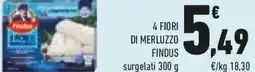 Conad 4 fiori di merluzzo FINDUS offerta