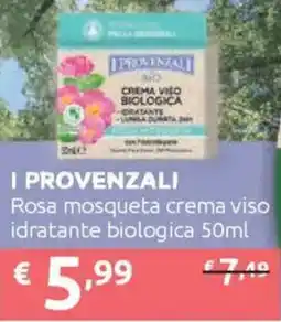 Ipersoap I PROVENZALI Rosa mosqueta crema viso idratante biologica offerta