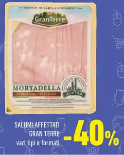 Conad Salumi affettati GRAN TERRE offerta