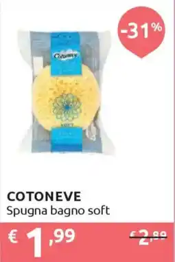 Ipersoap COTONEVE Spugna bagno soft offerta