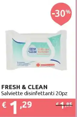 Ipersoap FRESH & CLEAN Salviette disinfettanti 20pz offerta