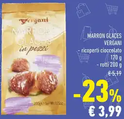 Conad Marron glaces vergani ricoperti cioccolato e rotti offerta
