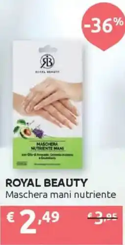 Ipersoap ROYAL BEAUTY Maschera mani nutriente offerta