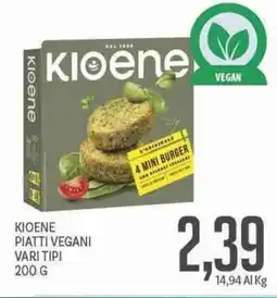 Supermercati Piccolo Kioene piatti vegani offerta
