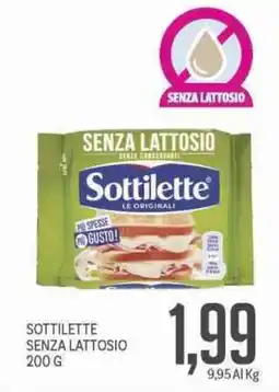Supermercati Piccolo Sottilette senza lattosio offerta