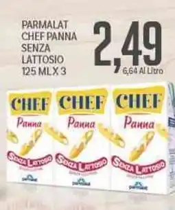 Supermercati Piccolo Parmalat chef panna senza lattosio offerta