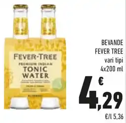 Conad Bevande FEVER TREE offerta