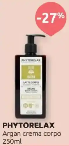 Ipersoap PHYTORELAX Argan crema corpo offerta