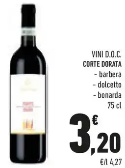 Conad Vini d.o.c. corte dorata barbera, dolcetto e bonarda offerta