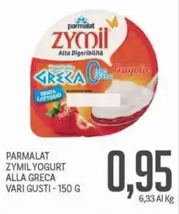 Supermercati Piccolo Parmalat zymil yogurt alla greca offerta
