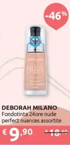 Ipersoap DEBORAH MILANO Fondotinta 24ore nude perfect offerta